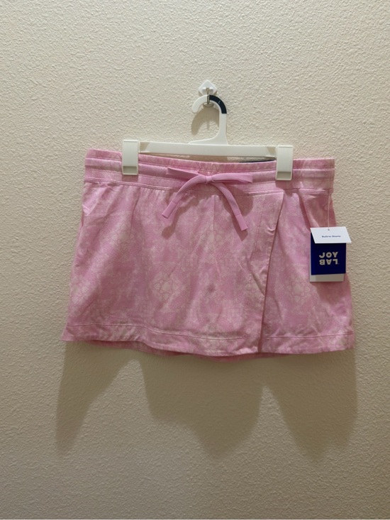 JoyLab Dresses & Skirts - JoyLab Light Pink Patterned Drawstring Skort